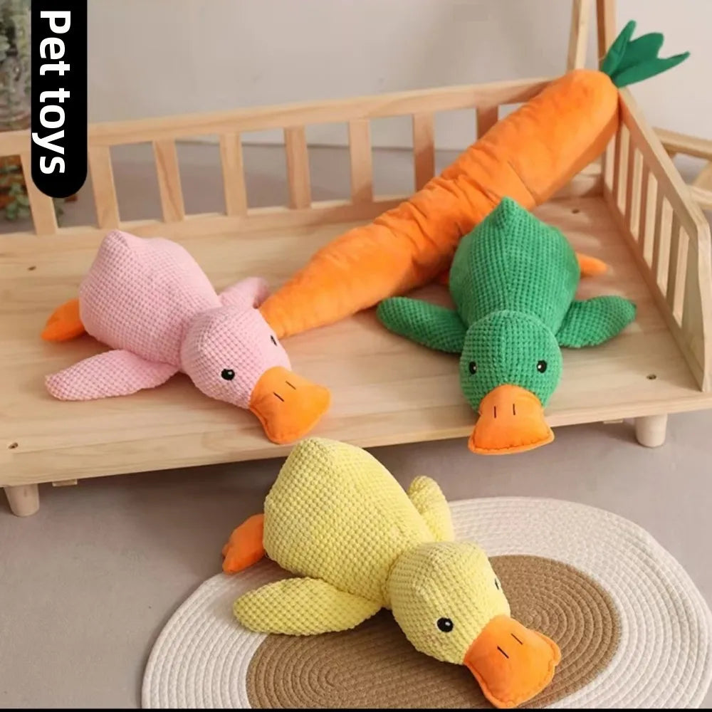 The Sarge Quackers Indestructible dog toy for playful pups